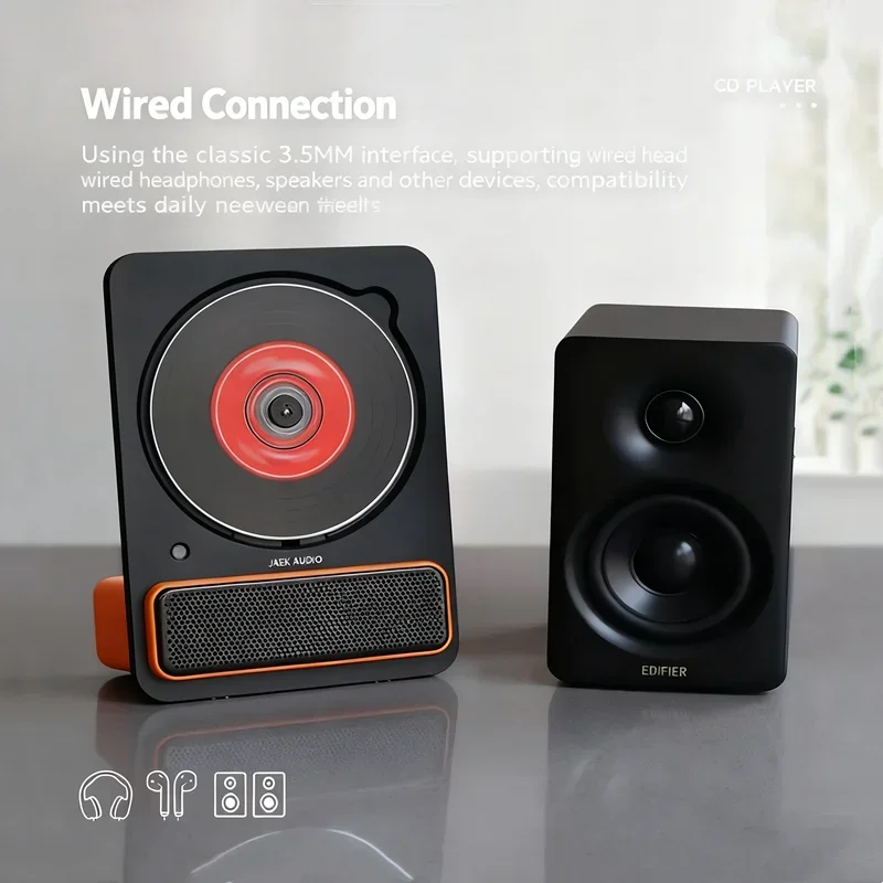 C30 CD Player Wireless Bluetooth Minimalist Music Album Player HiFi Audio All-in-one Machine Phonograph Record Player Speaker
C30 CD Player Wireless Bluetooth Minimalist Music Album Player HiFi Audio All-in-one Machine Phonograph Record Player Speaker