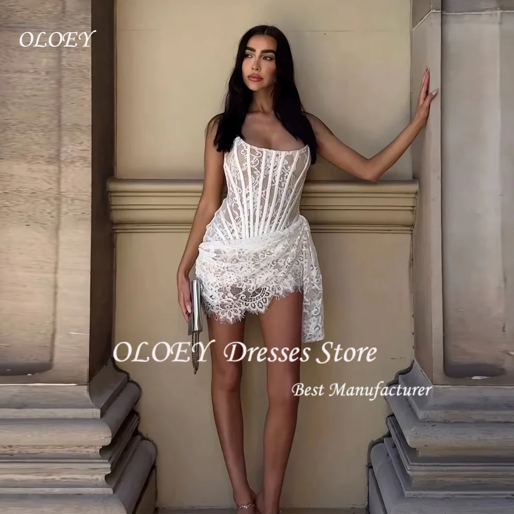 OLOEY Sexy Strapless Lace Corset Mini Dress Sleeveless Lace-up Adjusted Draped Black Bodycon Dresses Elegant Customized
OLOEY Sexy Strapless Lace Corset Mini Dress Sleeveless Lace-up Adjusted Draped Black Bodycon Dresses Elegant Customized