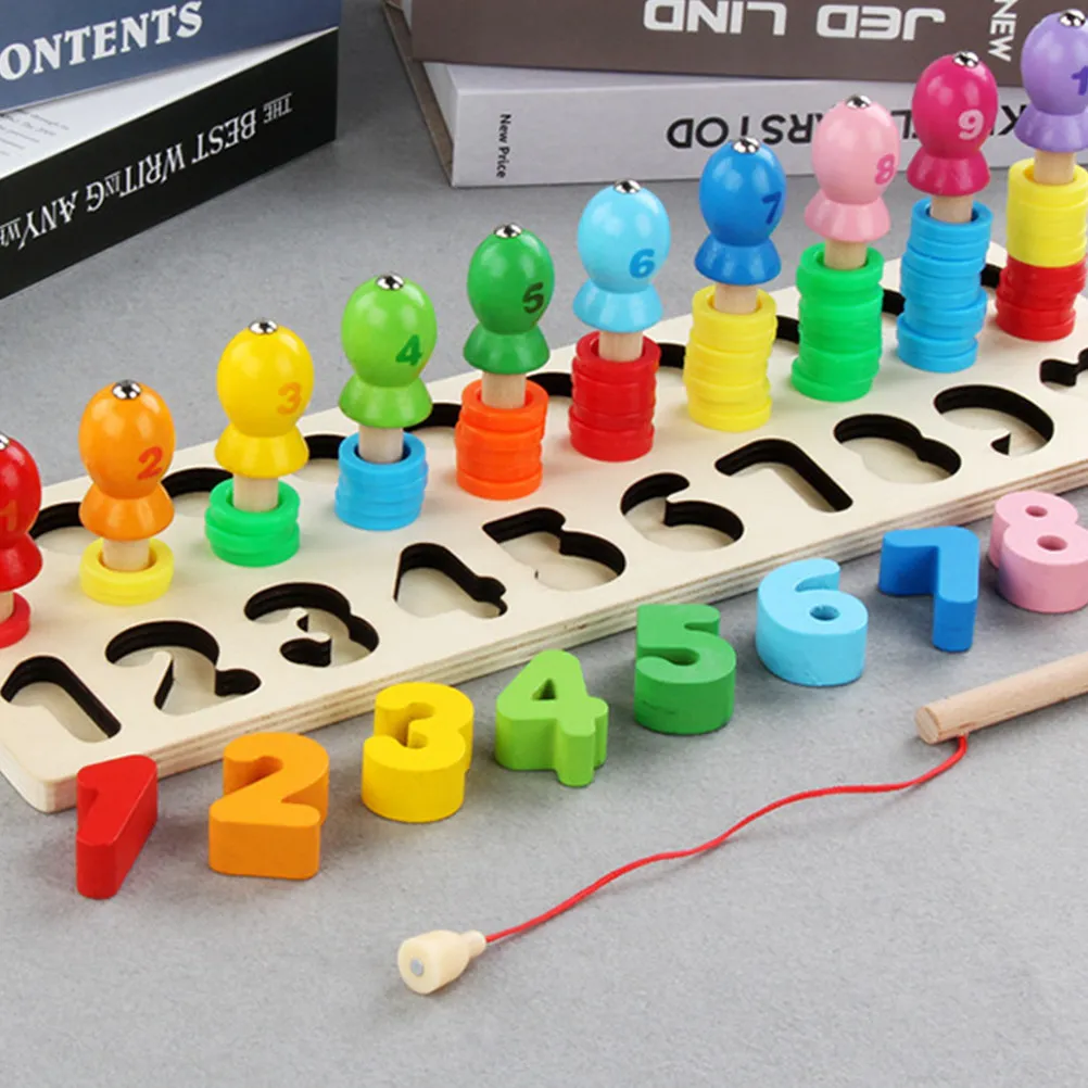 Wooden Fishing Numbers Educational Early Learning Three-in-One Baby Development Kit Color Cognition Hand-Eye Coordination
Wooden Fishing Numbers Educational Early Learning Three-in-One Baby Development Kit Color Cognition Hand-Eye Coordination