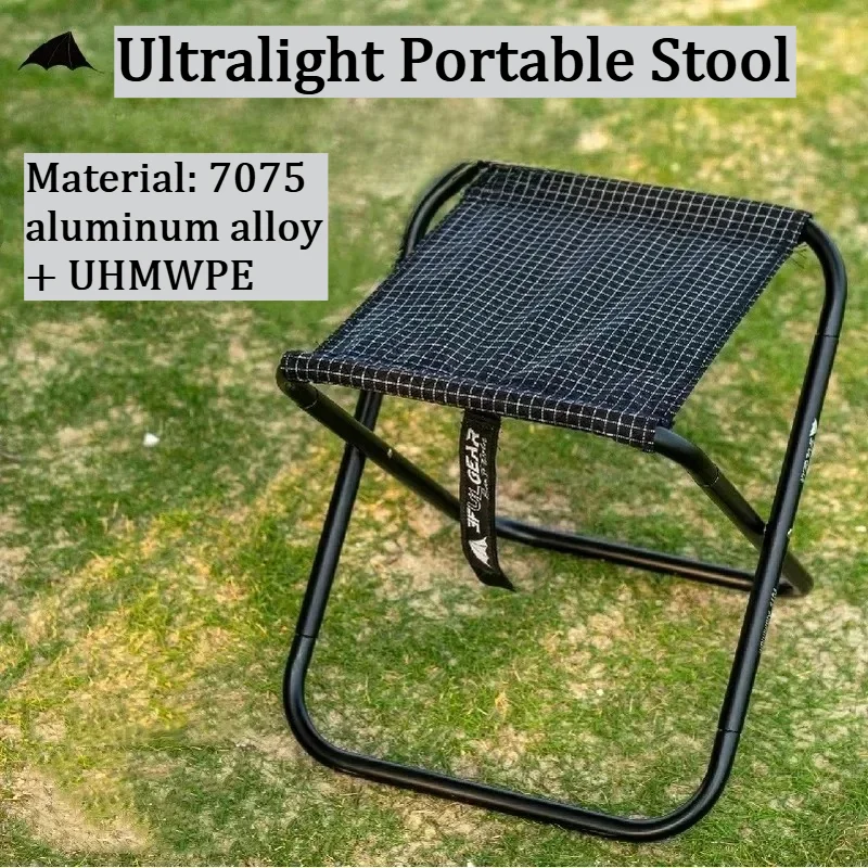 Ultra Light Folding Camping Stool, 7075 Aluminum Alloy Frame, UHMWPE Anti-Tear Fabric, Portable Outdoor Chair for Hiking Fishing
Ultra Light Folding Camping Stool, 7075 Aluminum Alloy Frame, UHMWPE Anti-Tear Fabric, Portable Outdoor Chair for Hiking Fishing