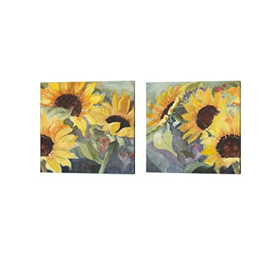 Sunflowers Watercolor Canvas Art Set for Living Room 10 X 10 Inches Each Floral Design Lightweight Canvas Yellow and Green Hue
Sunflowers Watercolor Canvas Art Set for Living Room 10 X 10 Inches Each Floral Design Lightweight Canvas Yellow and Green Hue