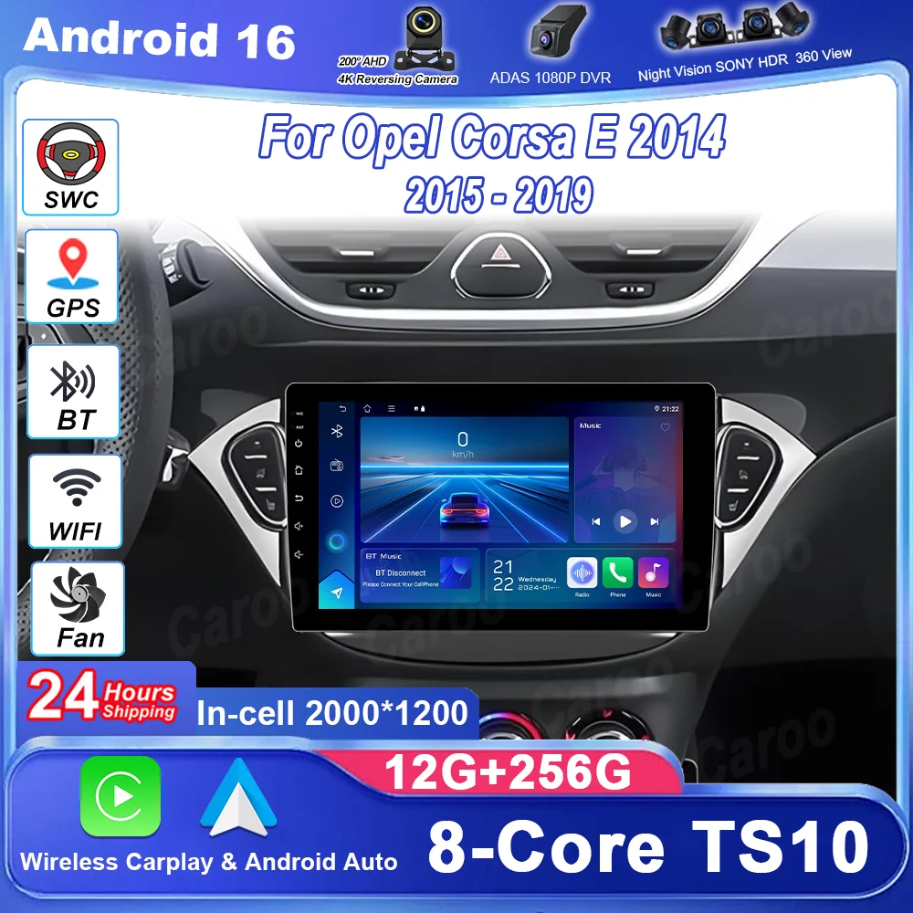 Car Radio Multimedia Player For Opel Corsa E 2014 2015 - 2019 Auto GPS Navigation Carplay Auto Stereo Monitor DVD WIFI No 2 din
Car Radio Multimedia Player For Opel Corsa E 2014 2015 - 2019 Auto GPS Navigation Carplay Auto Stereo Monitor DVD WIFI No 2 din