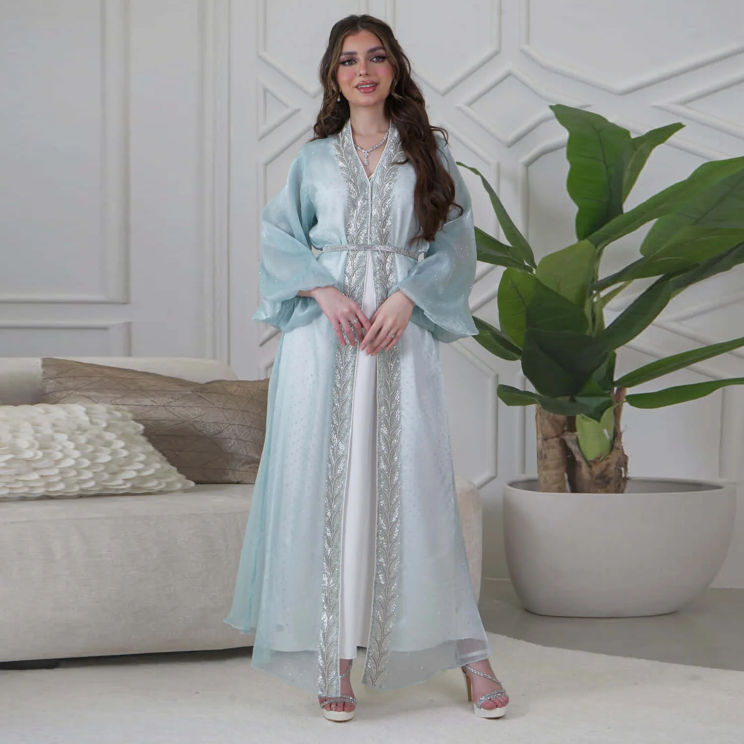 Eid Djellaba Ramadan Dubai Abayas Muslim Women Diamonds Kimono Dress Inner Set Kaftan Arabic Dubai Kebaya Islamic Clothing Robe
Eid Djellaba Ramadan Dubai Abayas Muslim Women Diamonds Kimono Dress Inner Set Kaftan Arabic Dubai Kebaya Islamic Clothing Robe
