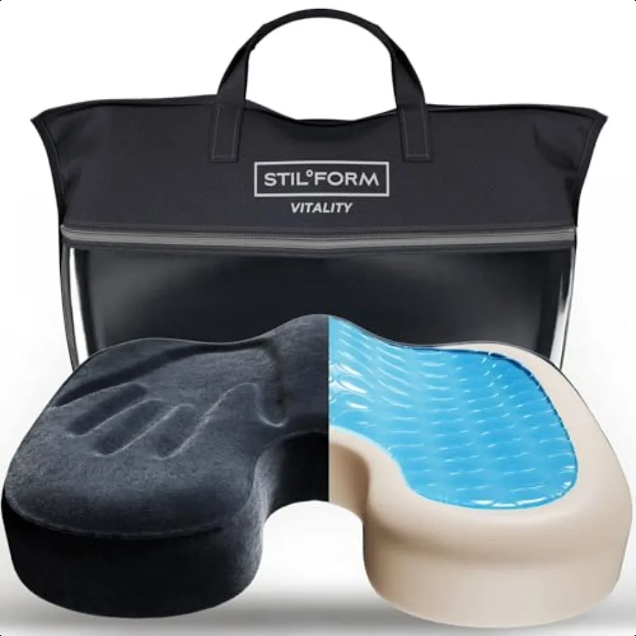 Ergonomic Seat Cushion Orthopedic Gel Memory Foam Cushion Office Chair Cushion Computer Chair Cushion OekoTEX 100 Certified for 
Ergonomic Seat Cushion Orthopedic Gel Memory Foam Cushion Office Chair Cushion Computer Chair Cushion OekoTEX 100 Certified for