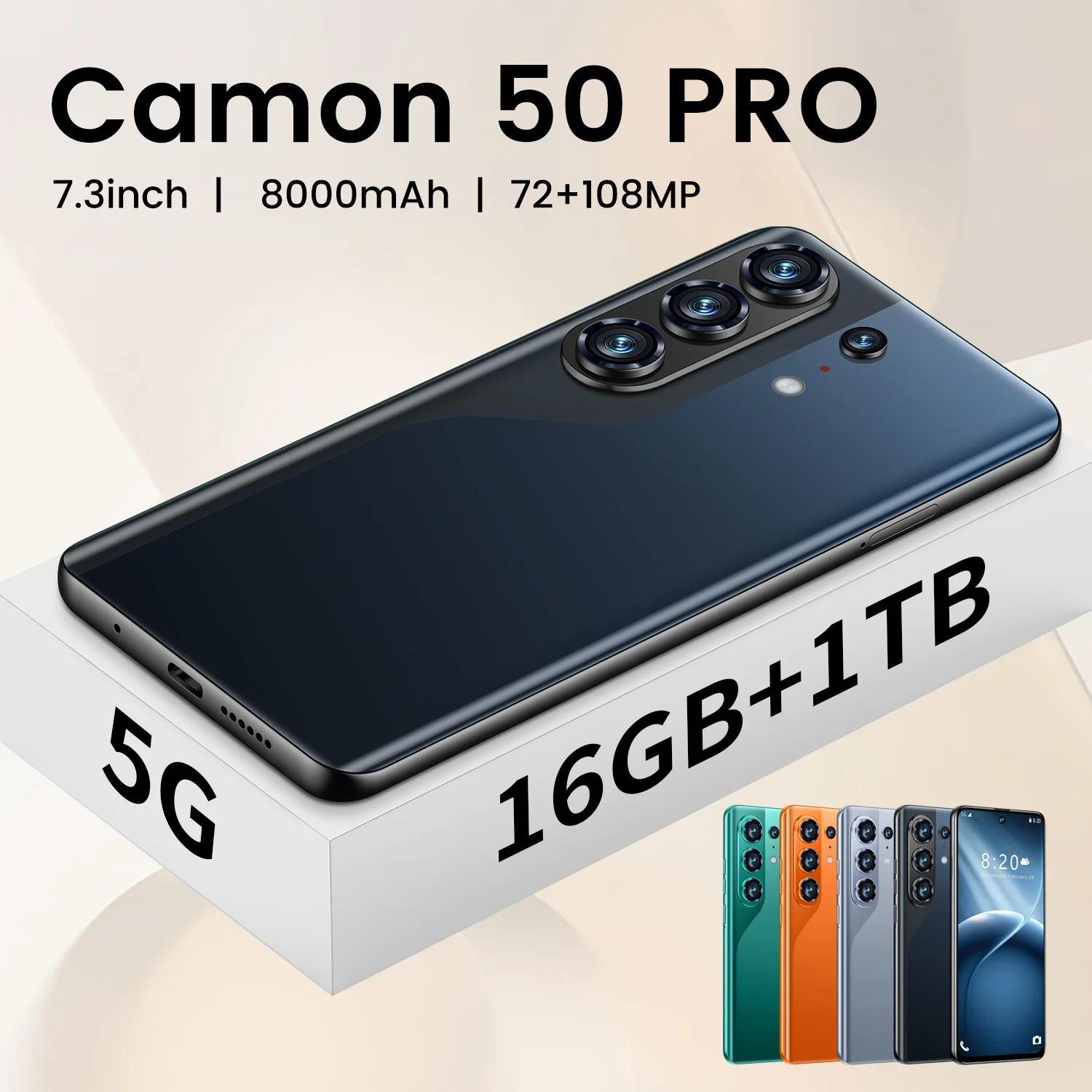 High Quality 2026 New Camon 50 Pro original intelligent 5G dual card dual standby system global version 8000mAh battery Arrival
High Quality 2026 New Camon 50 Pro original intelligent 5G dual card dual standby system global version 8000mAh battery Arrival