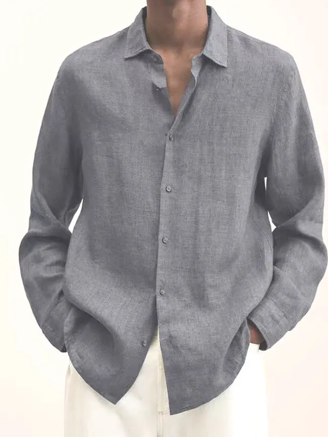 American Style Cotton Linen Crepe Shirt Men Thin Breathable Long Sleeve Turn-down Collar Sun Protection Open Cardigan Linen C...
American Style Cotton Linen Crepe Shirt Men Thin Breathable Long Sleeve Turn-down Collar Sun Protection Open Cardigan Linen C...