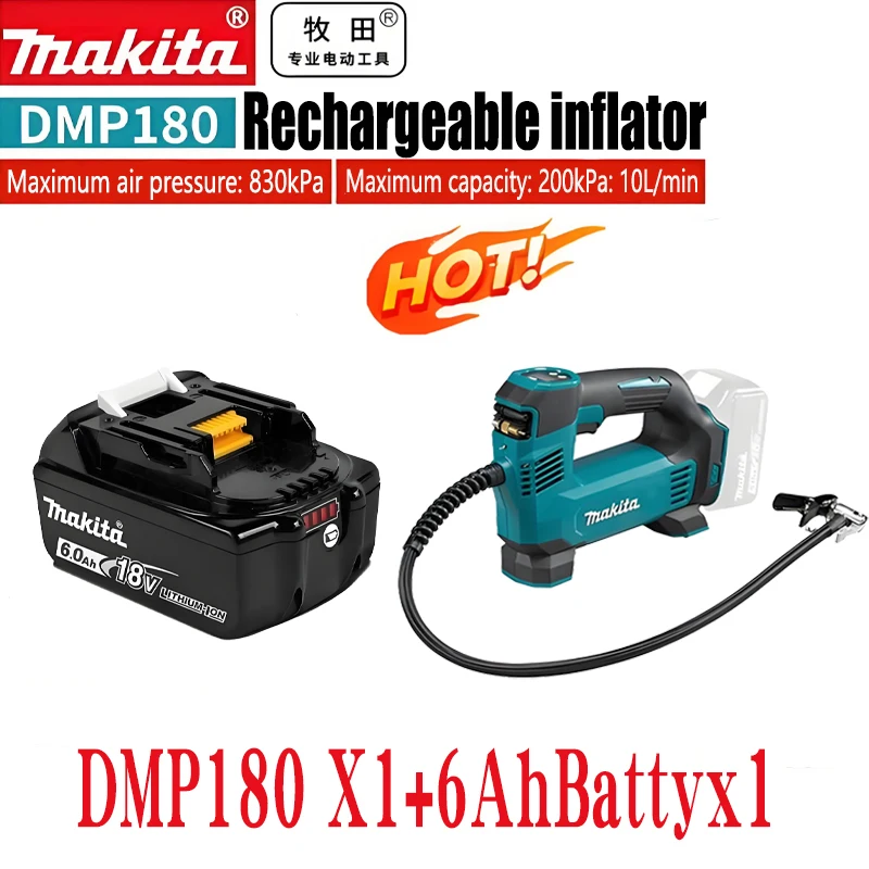 ☀️☀️MAKITA DMP180-1Lithium-Ion Cordless Inflator Bare Tool For Car Portable Tyre Inflator Electric Motorcycle Pump Air Infla
☀️☀️MAKITA DMP180-1Lithium-Ion Cordless Inflator Bare Tool For Car Portable Tyre Inflator Electric Motorcycle Pump Air Infla