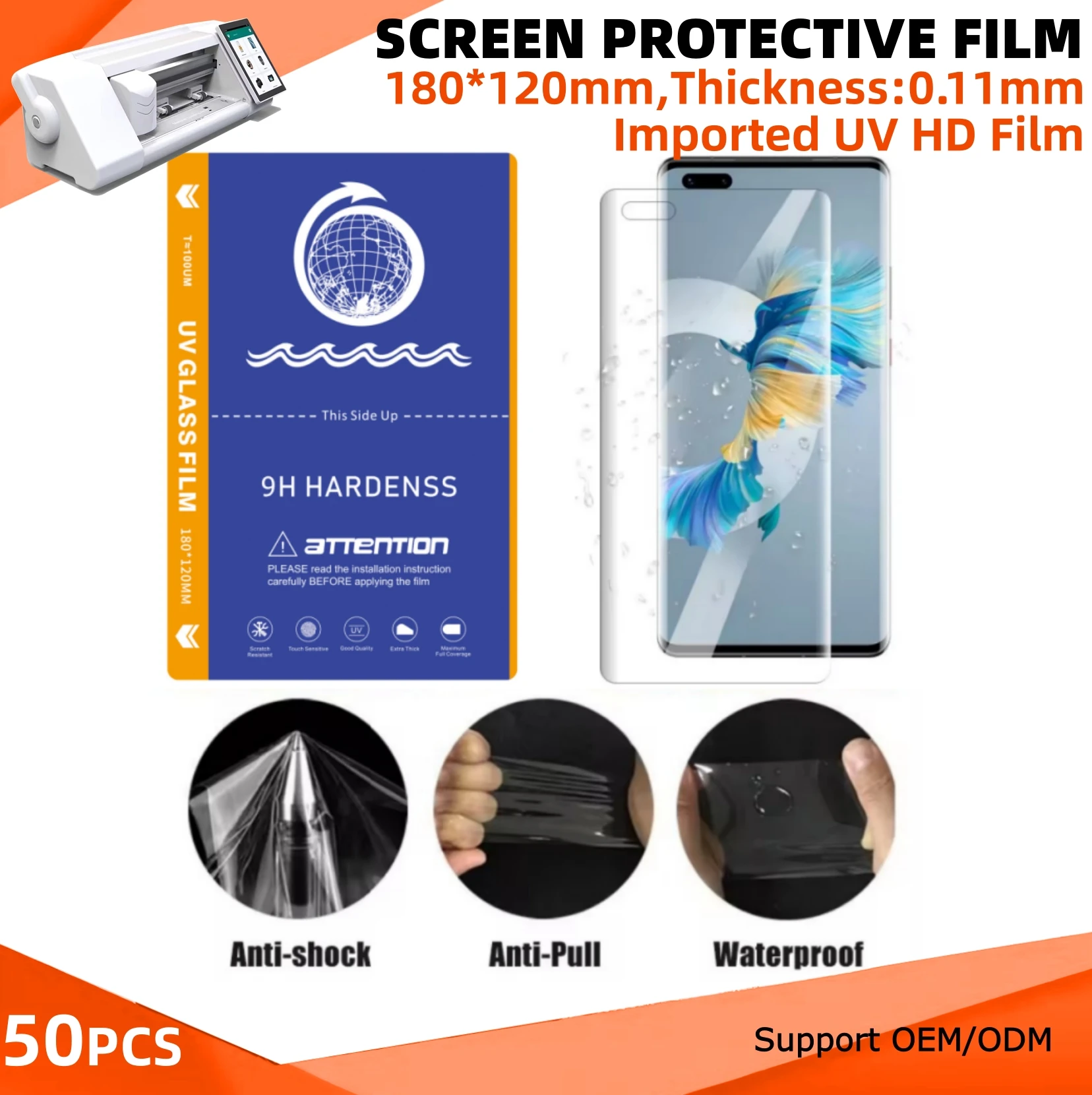 FilmExpert HD UV Screen Protective Film Curved Straight Screen Flexible Phone Hydrogel Protector for Intelligent Cutting Machine
FilmExpert HD UV Screen Protective Film Curved Straight Screen Flexible Phone Hydrogel Protector for Intelligent Cutting Machine