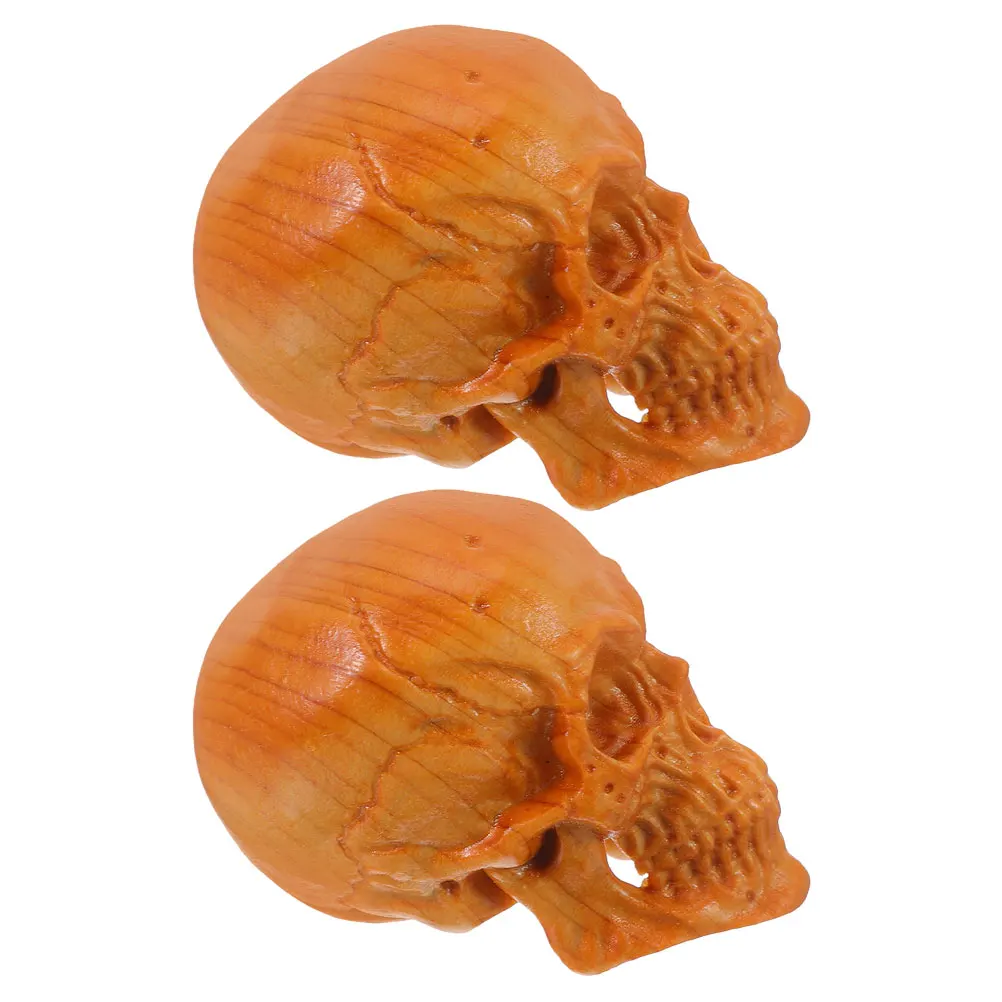 2pcs Wooden Skull Figurines Miniature Head Statues Decorative Desktop Cool Little Skulls Wood Micro Models Unique
2pcs Wooden Skull Figurines Miniature Head Statues Decorative Desktop Cool Little Skulls Wood Micro Models Unique