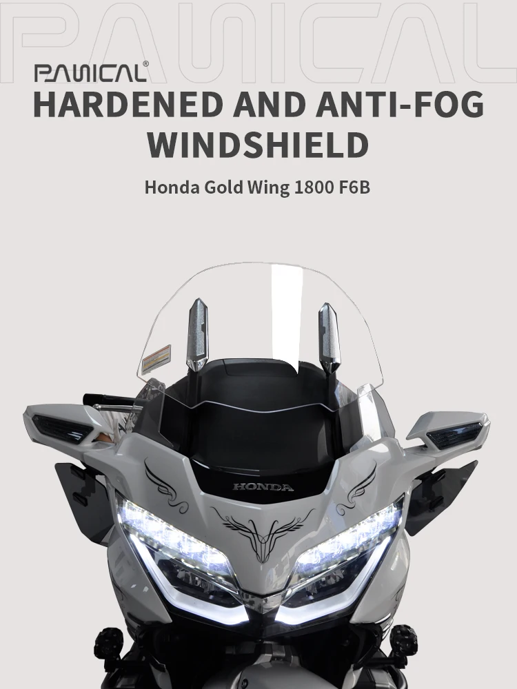 PANICAL Suitable for Honda Gold Wing GL1800 F6B 2018-2025 Motorcycle Windshield 15.5-inch Windshield Windshield Windguard Parts
PANICAL Suitable for Honda Gold Wing GL1800 F6B 2018-2025 Motorcycle Windshield 15.5-inch Windshield Windshield Windguard Parts