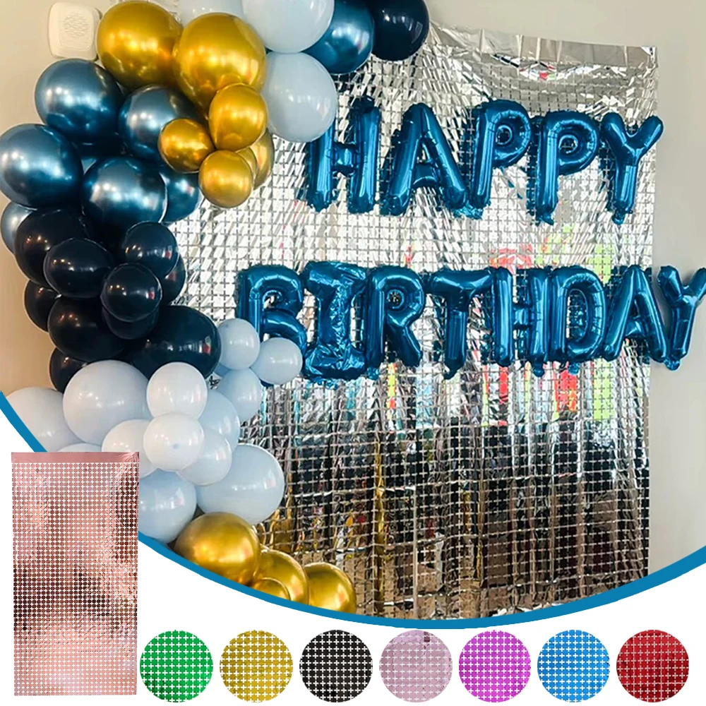 1x2m Small Square Curtains Backdrop Decoration Party Supplies Wall Decorate Birthday Wedding Baby Shower Party Photo Background
1x2m Small Square Curtains Backdrop Decoration Party Supplies Wall Decorate Birthday Wedding Baby Shower Party Photo Background