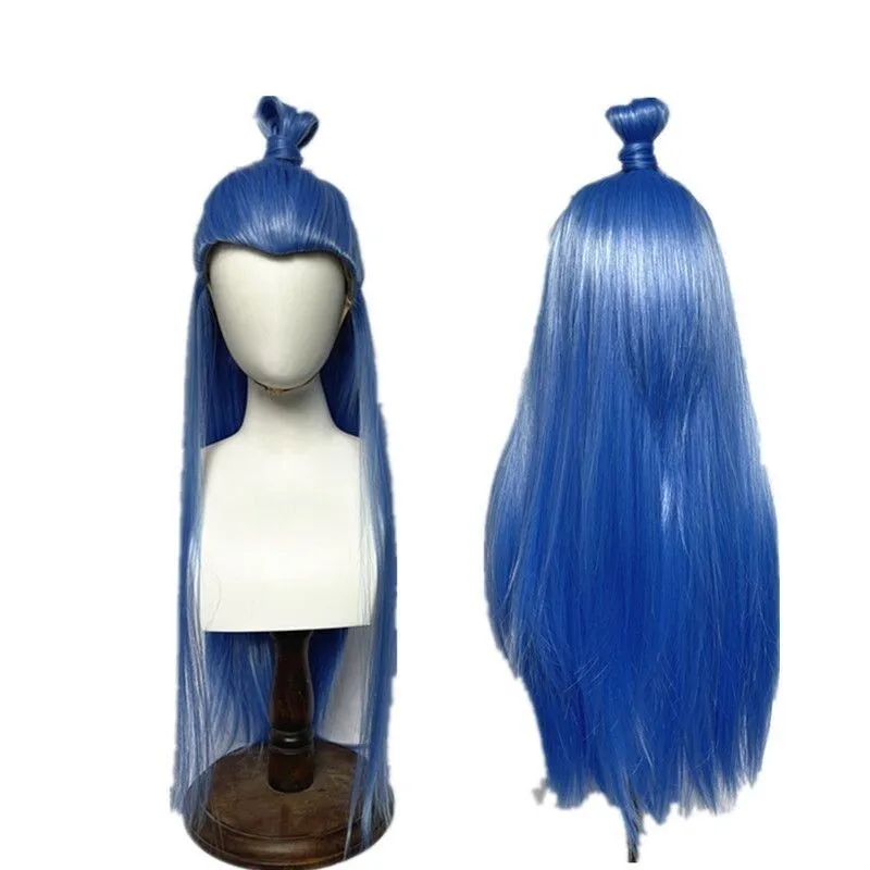 Cosplay Nezha The Demon Child Descends To The World Ao Bing Wig Blue Beauty Tip COS Anime Wigs Halloween Weigs 
Cosplay Nezha The Demon Child Descends To The World Ao Bing Wig Blue Beauty Tip COS Anime Wigs Halloween Weigs