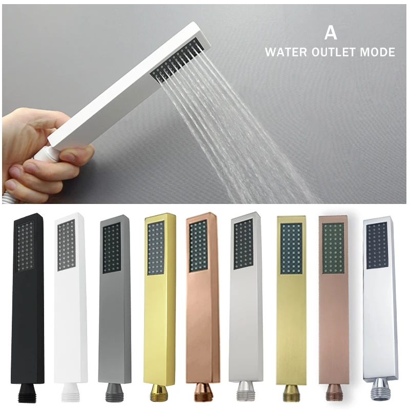 Brass Handheld Shower Head Brushed Rose Gold Hand Shower Sprayer Chrome Bath Sprinkler Grey Black Glossy Gold Handshower White
Brass Handheld Shower Head Brushed Rose Gold Hand Shower Sprayer Chrome Bath Sprinkler Grey Black Glossy Gold Handshower White