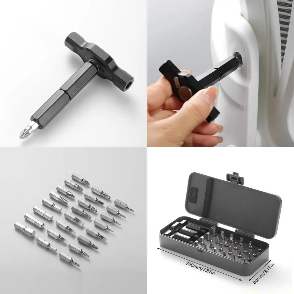 A2BE Space Saving Ratcheting Screwdriver Set 24pcs Heat Treated Bits Holders
A2BE Space Saving Ratcheting Screwdriver Set 24pcs Heat Treated Bits Holders