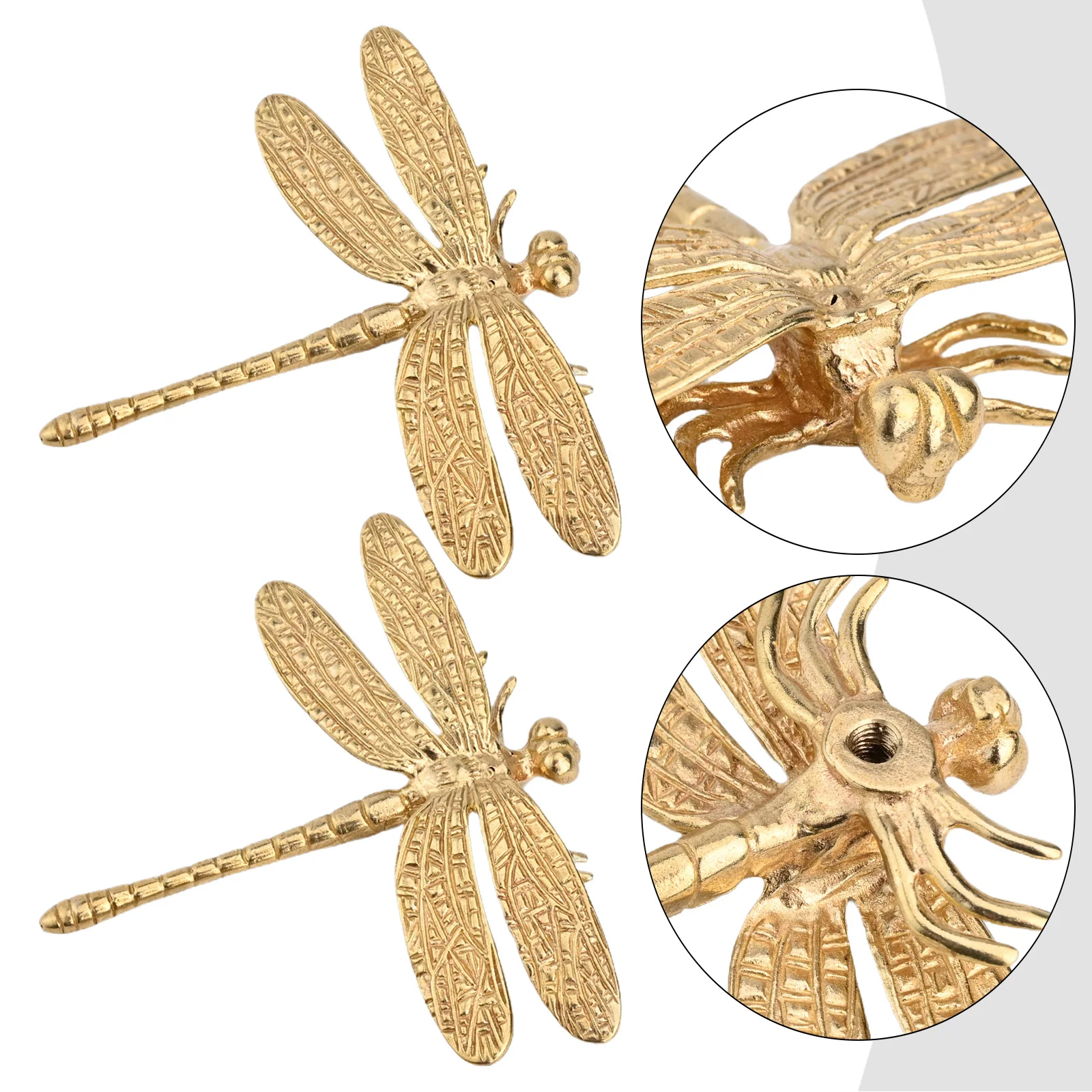 Набор латунных ручек для ящиков (2 шт.) с декоративными ручками в виде бабочек, металлическая фурнитура для шкафов и комодов
Набор латунных ручек для ящиков (2 шт.) с декоративными ручками в виде бабочек, металлическая фурнитура для шкафов и комодов