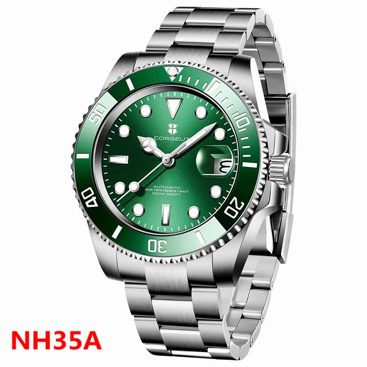Luxury NH35 Movement 40MM Men Diver Watch Automatic Mechanical Watches Sapphire Luminous Waterproof Dress Watch Relogio Ceramic
Luxury NH35 Movement 40MM Men Diver Watch Automatic Mechanical Watches Sapphire Luminous Waterproof Dress Watch Relogio Ceramic