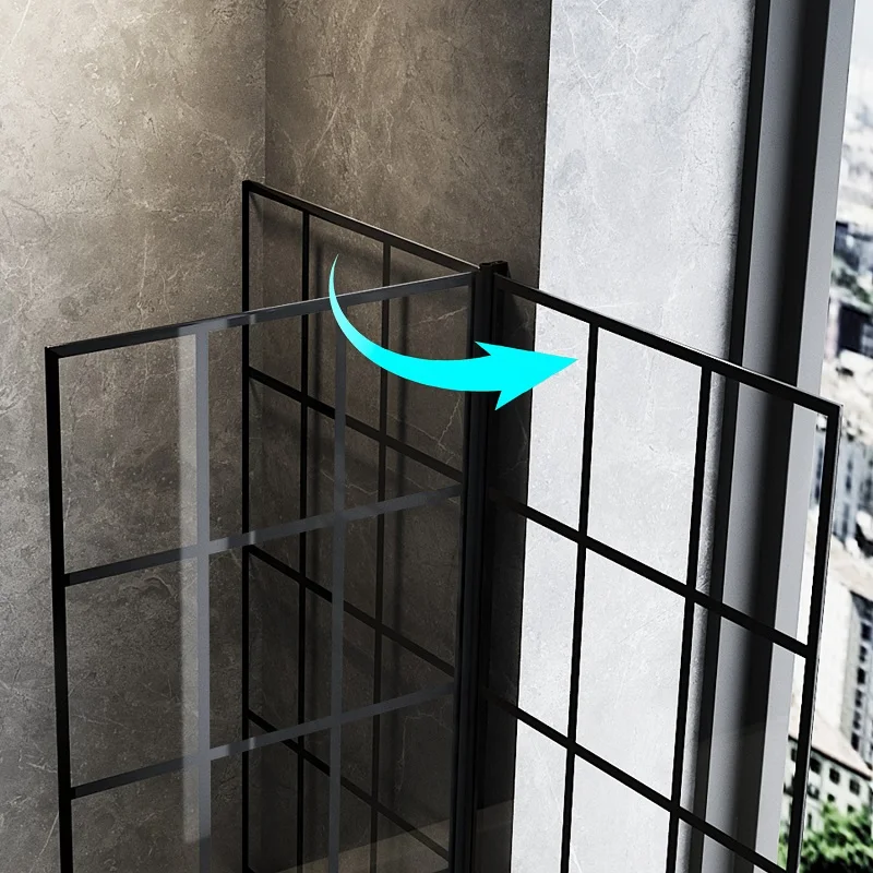 1400*800mm Black Grid Frame Shower Screen Bathroom 5mm Tempered Glass Pivot Door Bathtub Shower Door
1400*800mm Black Grid Frame Shower Screen Bathroom 5mm Tempered Glass Pivot Door Bathtub Shower Door