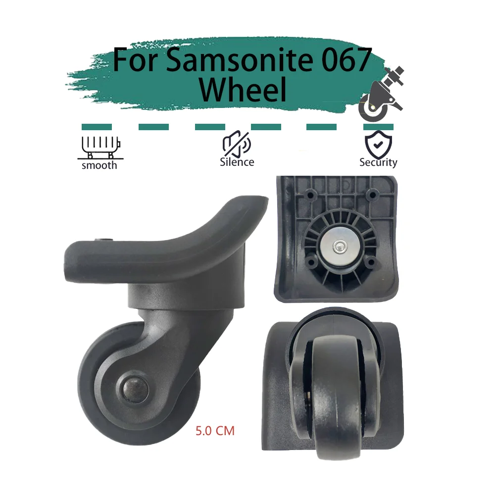 For Samsonite 067 Universal Wheel Replacement Suitcase Rotating Smooth Silent Shock Absorbing Wheels Travel Accessories Wheels
For Samsonite 067 Universal Wheel Replacement Suitcase Rotating Smooth Silent Shock Absorbing Wheels Travel Accessories Wheels