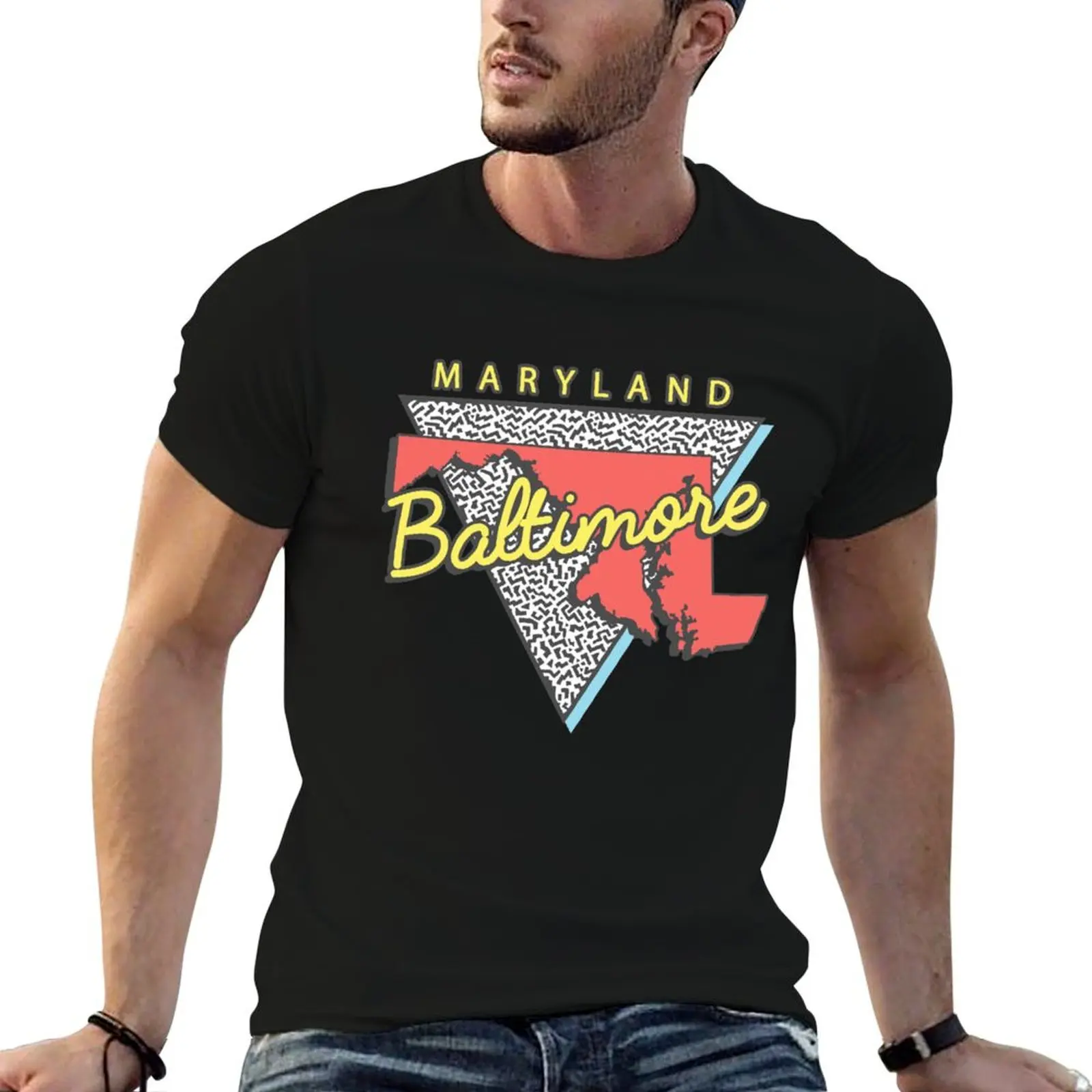 Baltimore MD Souvenirs Maryland Vintage T-Shirt summer top vintage Men's clothing
Baltimore MD Souvenirs Maryland Vintage T-Shirt summer top vintage Men's clothing