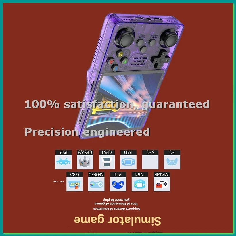 Портативная игровая консоль R36S PLUS, 128 ГБ, 4-дюймовый IPS-экран, двойной 3D-джойстик, поддержка более 10 эмуляторов, E-ABWO
Портативная игровая консоль R36S PLUS, 128 ГБ, 4-дюймовый IPS-экран, двойной 3D-джойстик, поддержка более 10 эмуляторов, E-ABWO