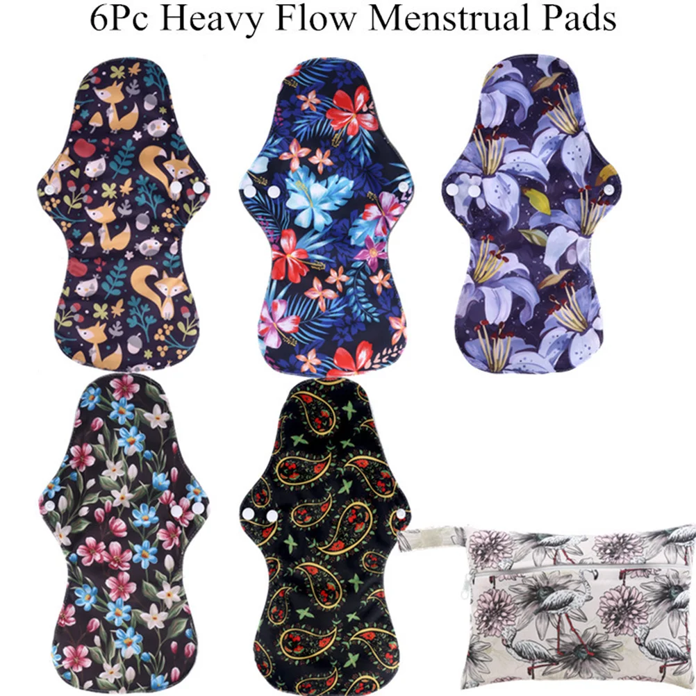 Menstrual Pads Panty Liners Towel Super-absorbent Reusable Sanitary Washable Towels
Menstrual Pads Panty Liners Towel Super-absorbent Reusable Sanitary Washable Towels