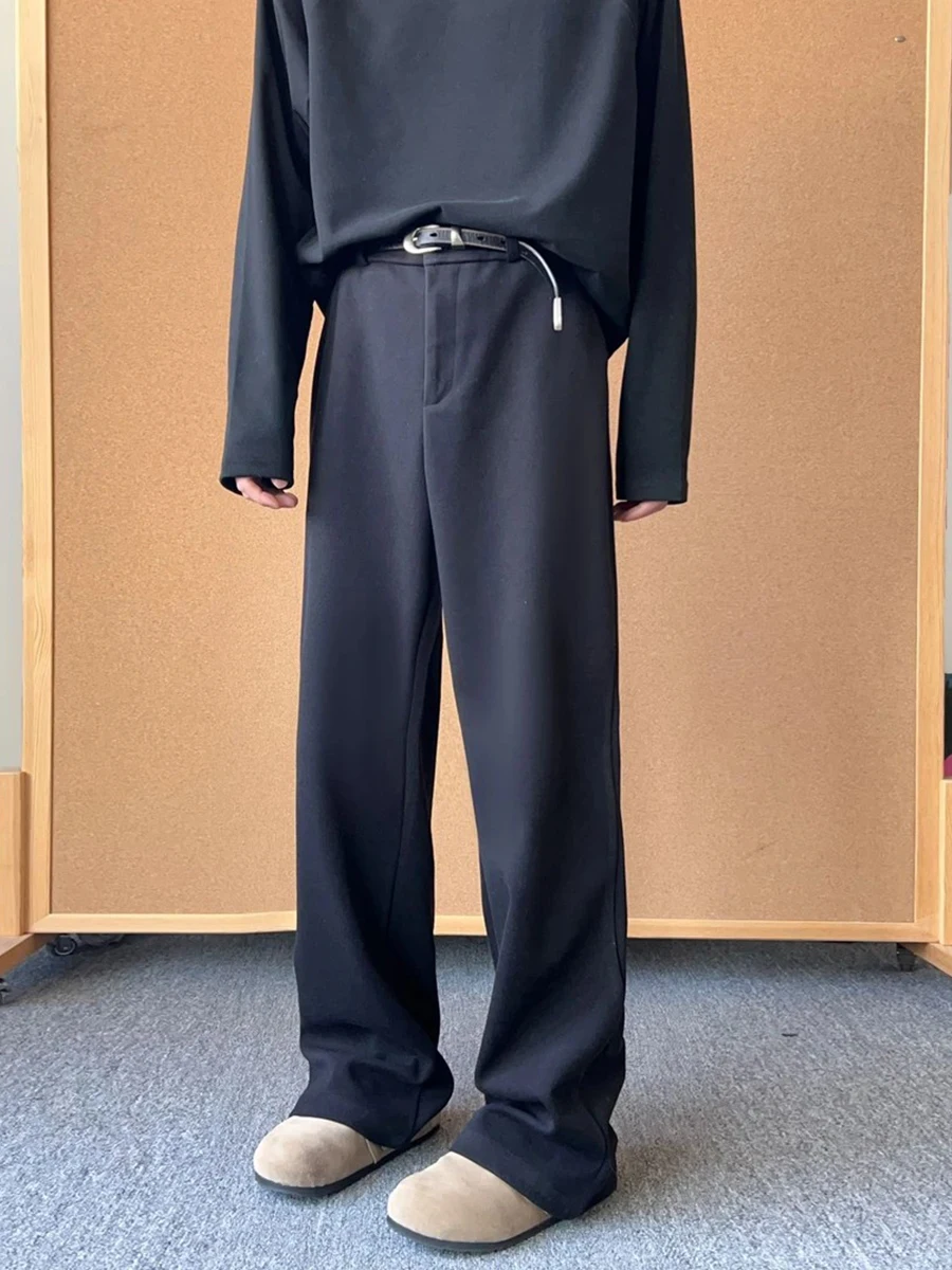 Thiened Woolen Men's Straight Leg Pants Autumn Winter Cleanfit Slim Fit Drapey Knife Straight Tube Trousers Starry Sle
Thiened Woolen Men's Straight Leg Pants Autumn Winter Cleanfit Slim Fit Drapey Knife Straight Tube Trousers Starry Sle