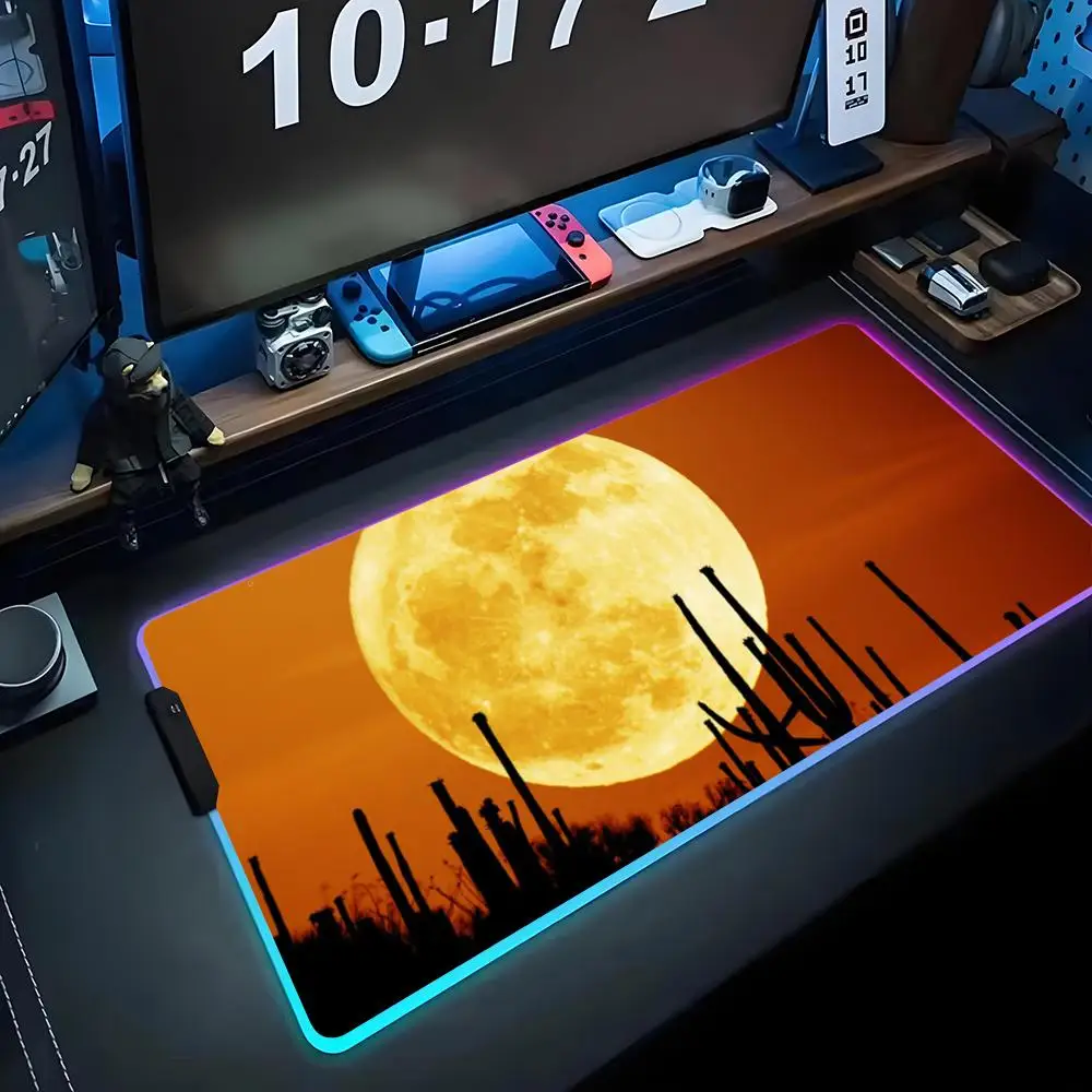 Настольный коврик для мыши Riverside Full Moon, игровой коврик для мыши RGB, большой светодиодный коврик для ПК, настольный коврик, светящийся коврик для мыши, большой коврик для клавиатуры, настольный коврик
Настольный коврик для мыши Riverside Full Moon, игровой коврик для мыши RGB, большой светодиодный коврик для ПК, настольный коврик, светящийся коврик для мыши, большой коврик для клавиатуры, настольный коврик