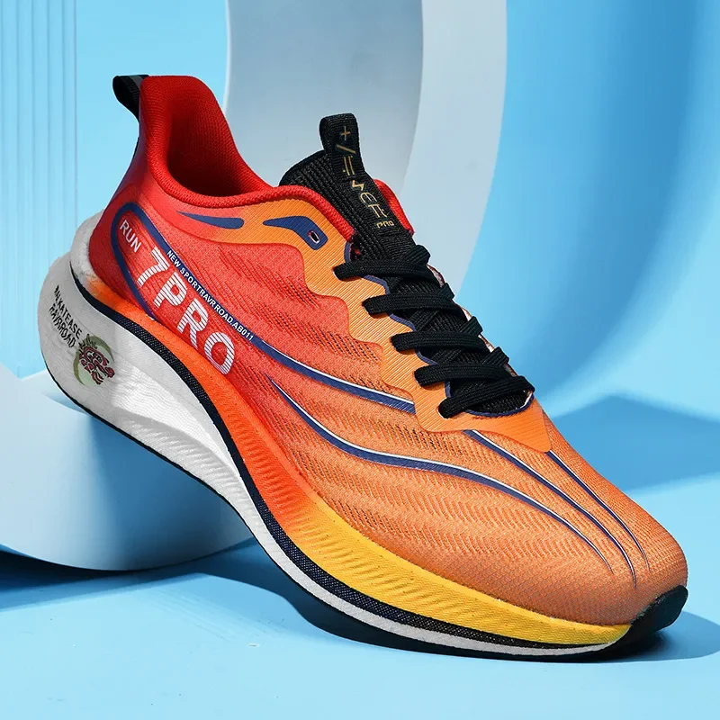 Pop Summer Men's Running Shoes New Professional Carbon Plate Sports Training Shoes Outdoor Non-slip Shock-absorbing Tennis Shoes
Pop Summer Men's Running Shoes New Professional Carbon Plate Sports Training Shoes Outdoor Non-slip Shock-absorbing Tennis Shoes