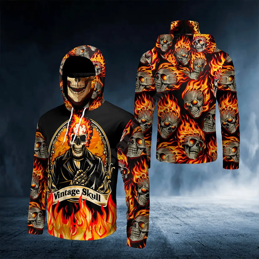 Vintage Gentleman Fire Skull 3D Printed Bandana Hoodie US Size Women For Men Casual Pullover Hoodie Mask Warm
Vintage Gentleman Fire Skull 3D Printed Bandana Hoodie US Size Women For Men Casual Pullover Hoodie Mask Warm