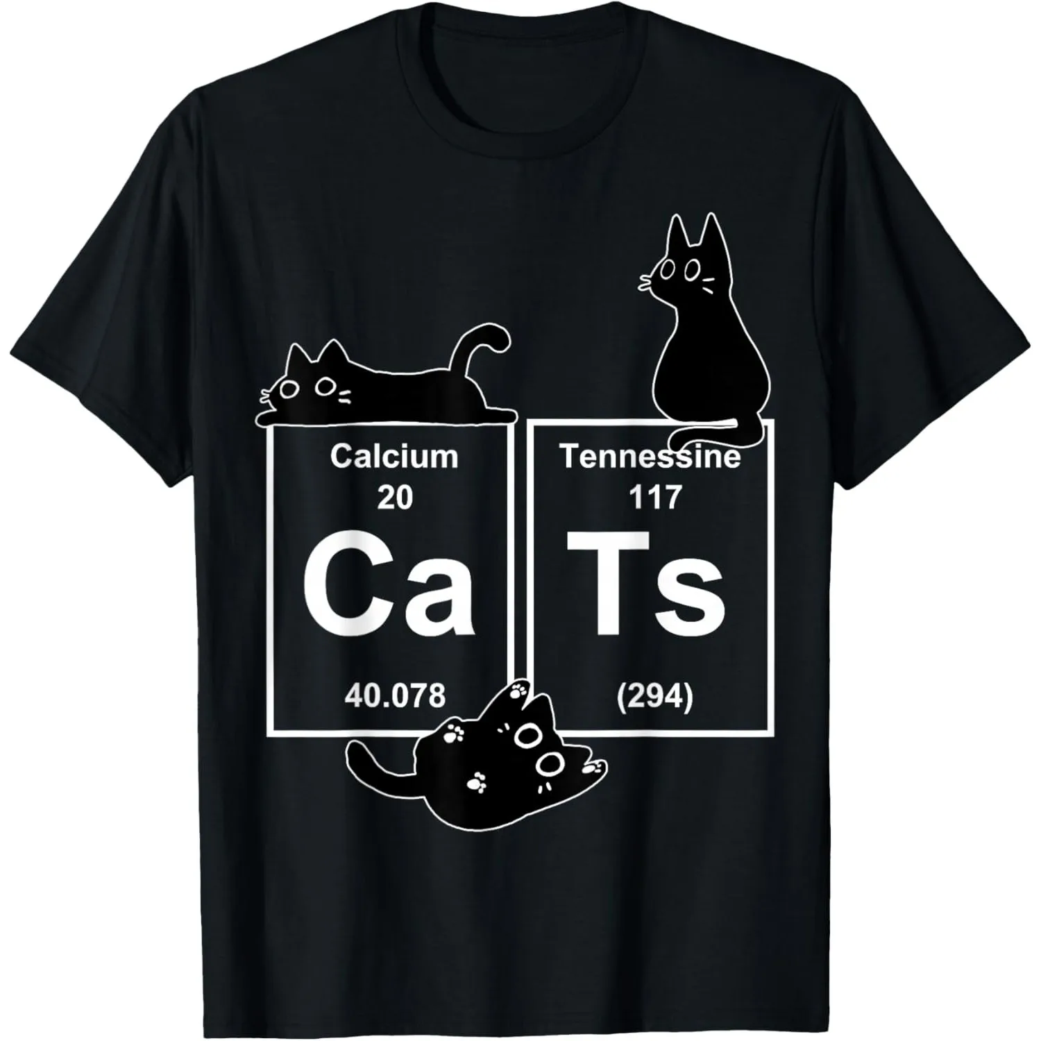 Cats Chemistry Periodic Table Graphic Tee Men Funny Cat Dad Mom Gift Short Sleeve T-Shirt
Cats Chemistry Periodic Table Graphic Tee Men Funny Cat Dad Mom Gift Short Sleeve T-Shirt