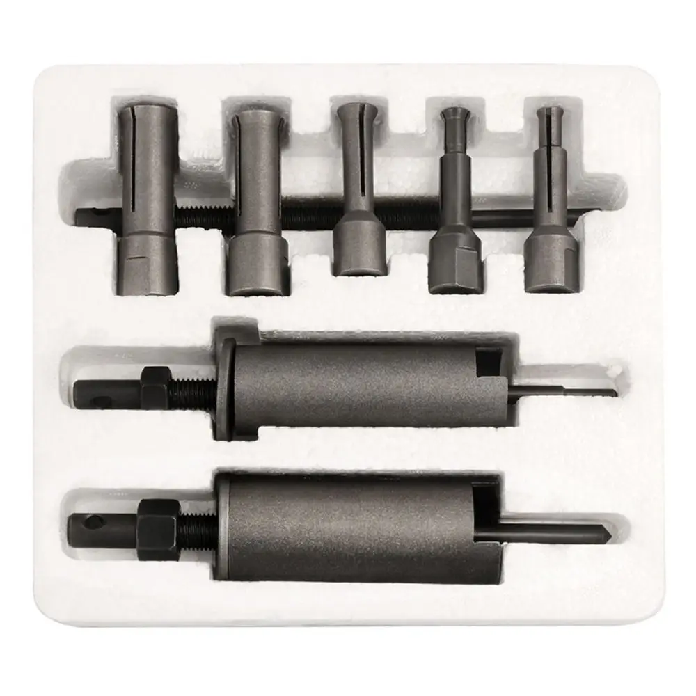 12 шт., черный инструмент для разборки подшипников мотоцикла, набор для удаления, аксессуары для ремонта, набор экстракторов, инструмент для съемника сплава
12 шт., черный инструмент для разборки подшипников мотоцикла, набор для удаления, аксессуары для ремонта, набор экстракторов, инструмент для съемника сплава