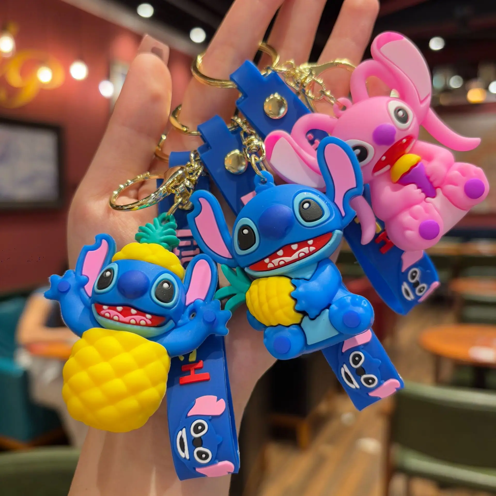 Kawaii Disney Stitch Keychain Blind Box Small Gift Cute Keyring Accessories Car Pendant Girl Gift
Kawaii Disney Stitch Keychain Blind Box Small Gift Cute Keyring Accessories Car Pendant Girl Gift