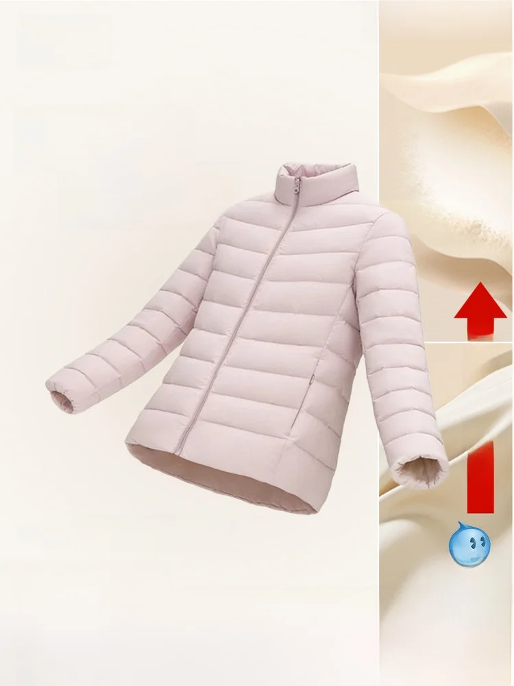 Легкая повседневная короткая куртка-пуховик для женщин, новая модель весна-осень, с воротником-стойкой, для дома и поездок на работу, из нейлона, с наполнителем из пуха.
Легкая повседневная короткая куртка-пуховик для женщин, новая модель весна-осень, с воротником-стойкой, для дома и поездок на работу, из нейлона, с наполнителем из пуха.