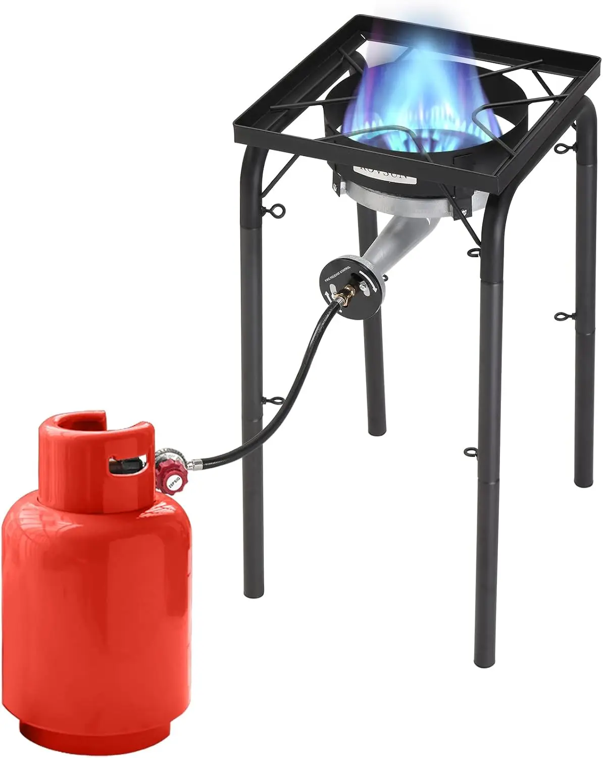 High Pressure 200,000 BTU Propane Gas Stove Single Burner for Outdoor Cooking Home Brewing Turkey Fry, Powerful Camping
High Pressure 200,000 BTU Propane Gas Stove Single Burner for Outdoor Cooking Home Brewing Turkey Fry, Powerful Camping