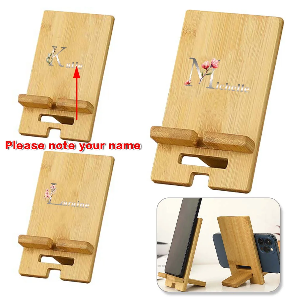 Customized Name Detachable Cell Phone Stand Wooden Universal Phone Holder Portable Smartphone Stand Desk Travel Accessories DIY
Customized Name Detachable Cell Phone Stand Wooden Universal Phone Holder Portable Smartphone Stand Desk Travel Accessories DIY