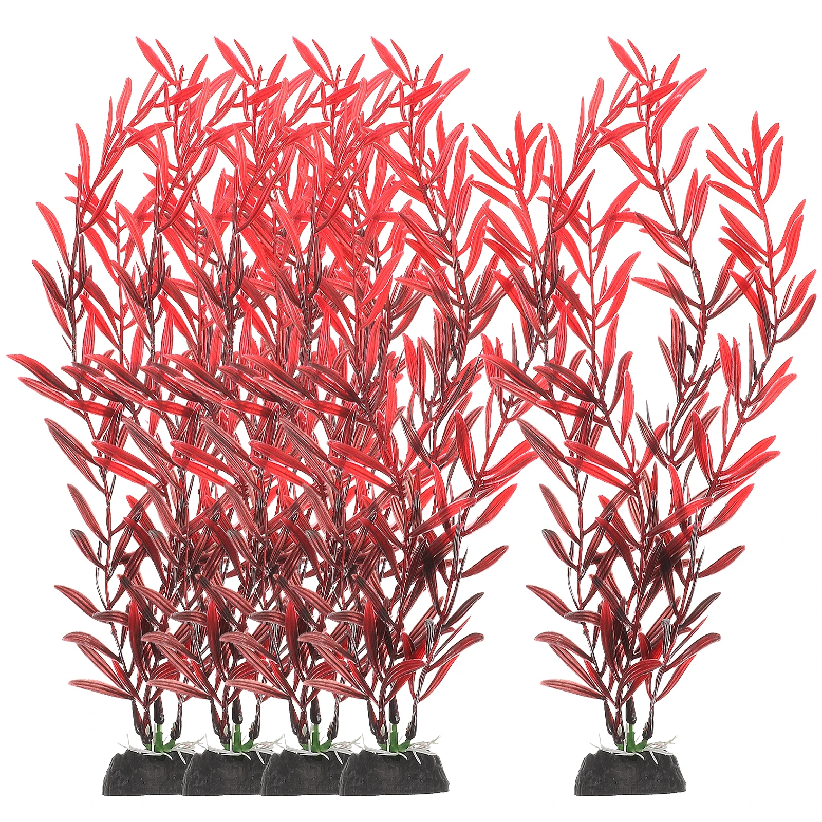 10 Pcs Artificial Aquarium Plants Plastic Seaweed Decorations for Fish Tank Supplies Durable Non Fading Suitable Fresh Salt
10 Pcs Artificial Aquarium Plants Plastic Seaweed Decorations for Fish Tank Supplies Durable Non Fading Suitable Fresh Salt
