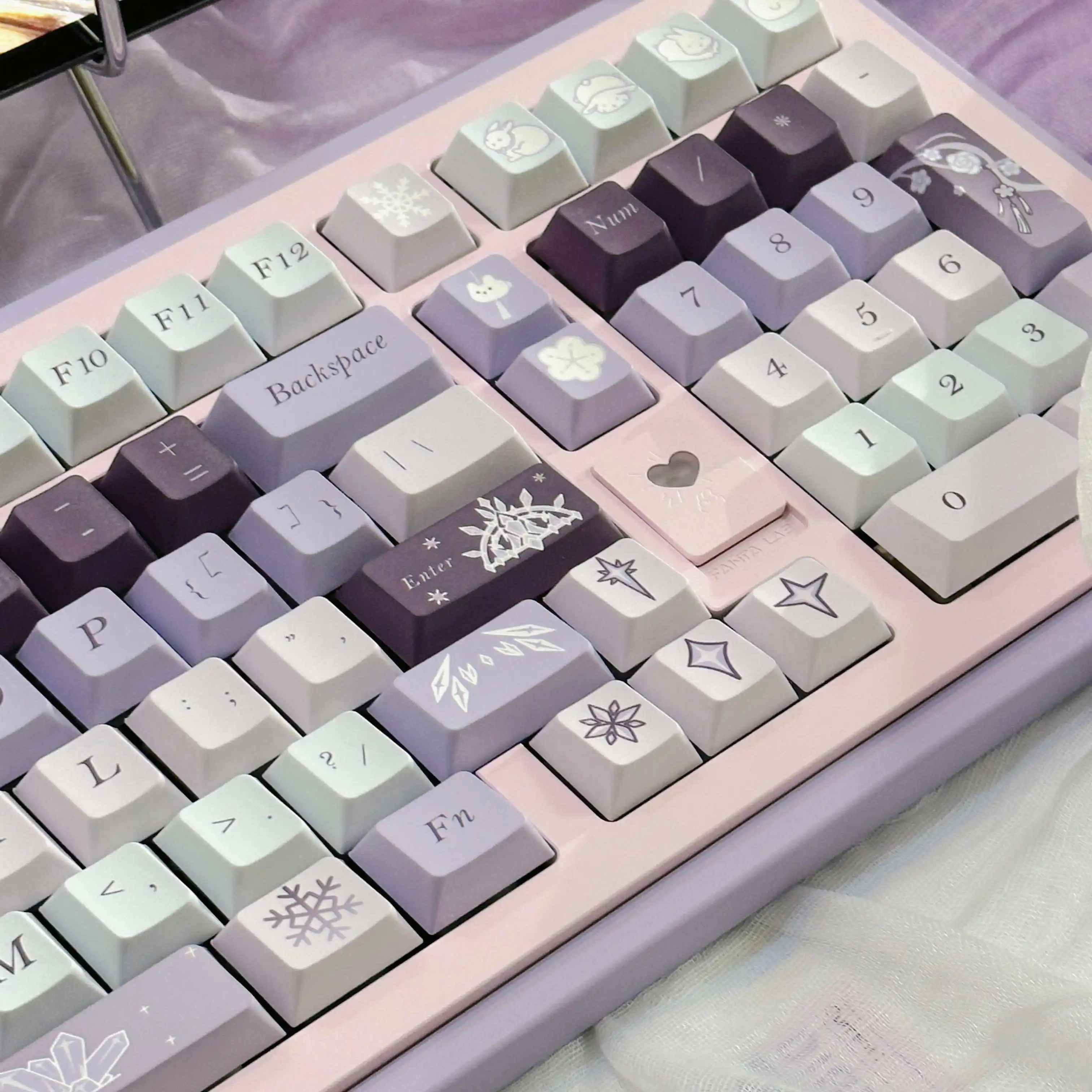 Original keycap cold theme 150 key PBT material five-sided hot sublimation keycap Hi75
Original keycap cold theme 150 key PBT material five-sided hot sublimation keycap Hi75