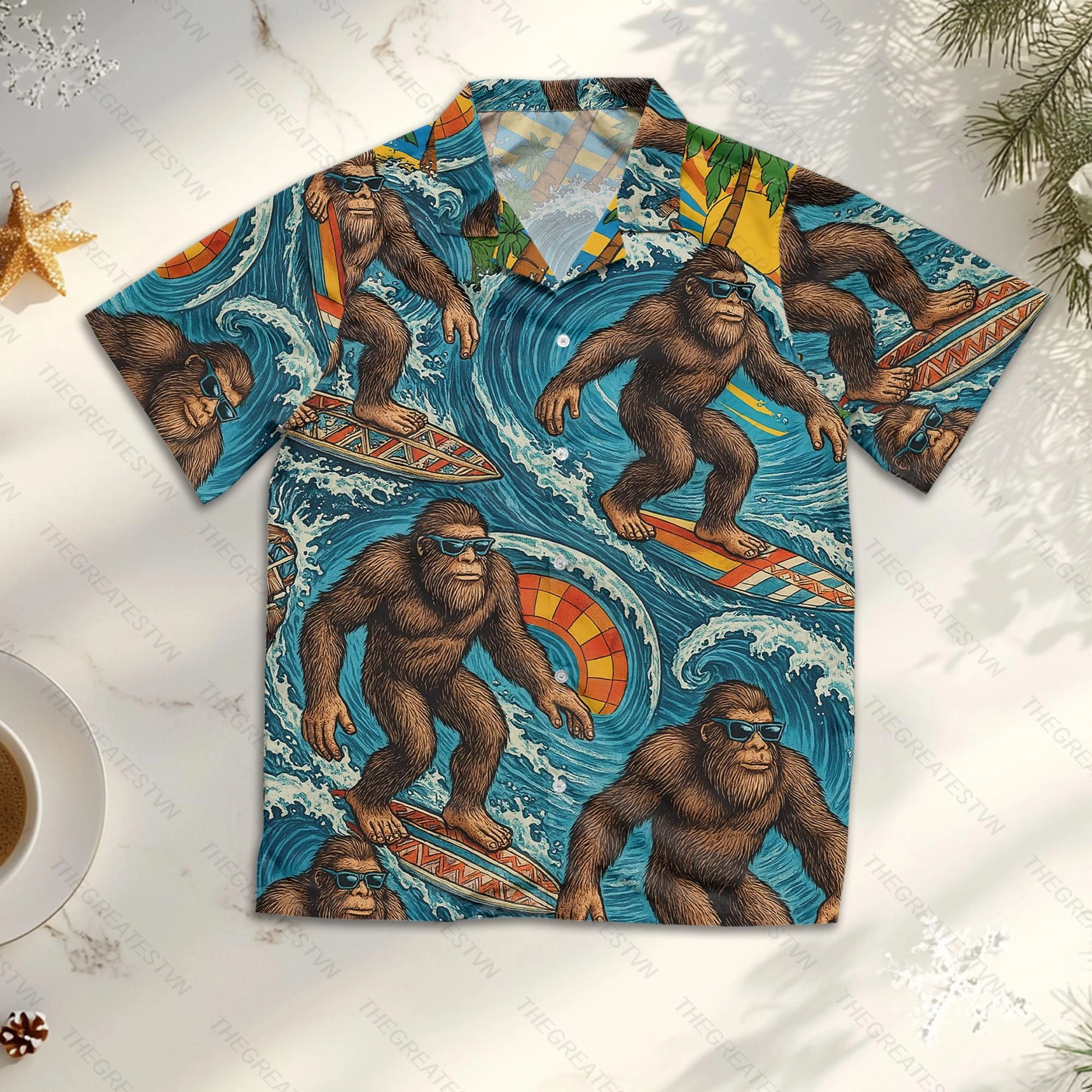 Гавайские рубашки с 3D принтом Bigfoot Graphic Мужская винтажная рубашка с коротким рукавом для отдыха Sasquatch Street Мужская блузка на пуговицах с лацканами
Гавайские рубашки с 3D принтом Bigfoot Graphic Мужская винтажная рубашка с коротким рукавом для отдыха Sasquatch Street Мужская блузка на пуговицах с лацканами