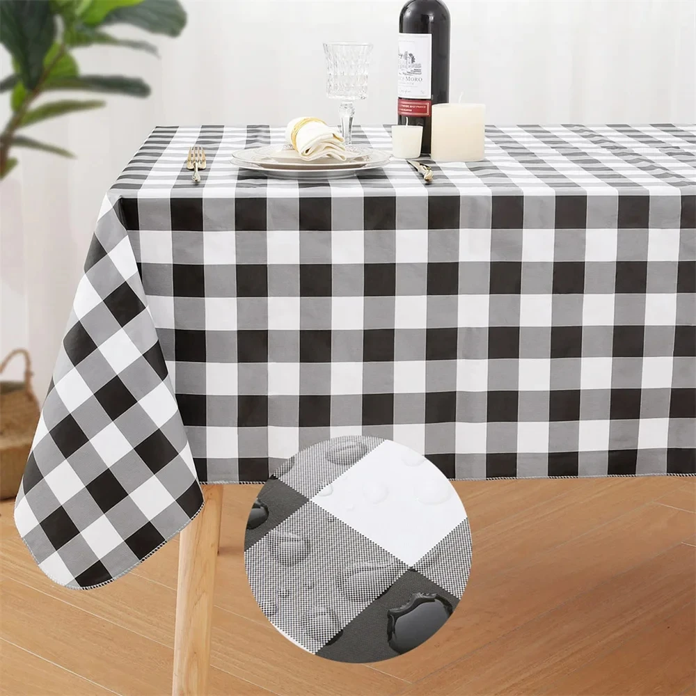 Kitinjoy Waterproof Tablecloth Rectangle Table Cloth Cover Flannel Backed Wipeabl Plastic Table Cover For Dinner Kitchen Outdoor
Kitinjoy Waterproof Tablecloth Rectangle Table Cloth Cover Flannel Backed Wipeabl Plastic Table Cover For Dinner Kitchen Outdoor
