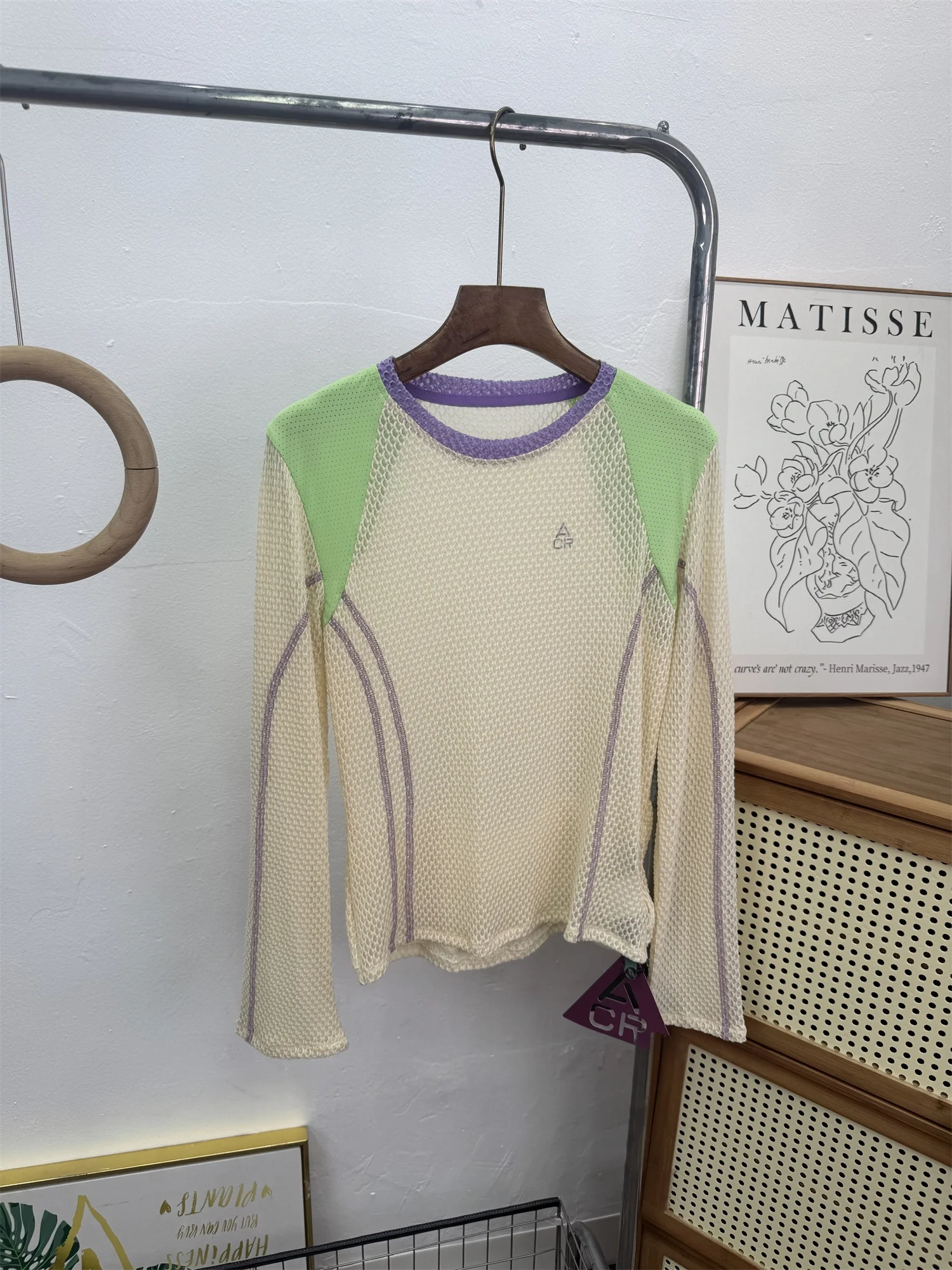 Women's Climbing T-shirt Quick Dry Breathable Mesh Sweat Absorbent Base Layer Shirt Outdoor Hiking Cycling Color Block Top
Women's Climbing T-shirt Quick Dry Breathable Mesh Sweat Absorbent Base Layer Shirt Outdoor Hiking Cycling Color Block Top