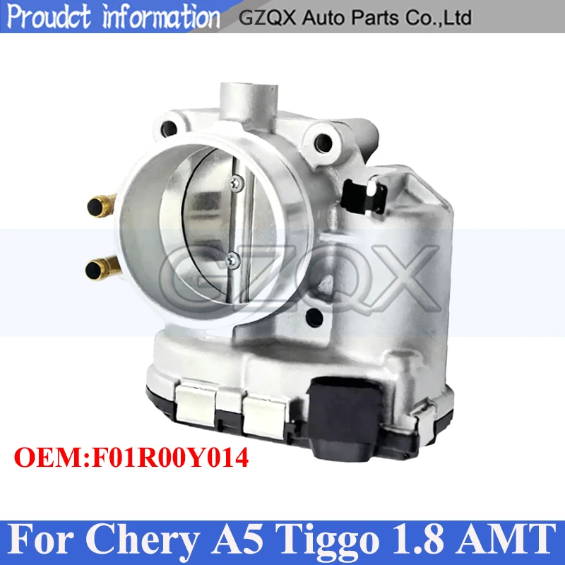 CAPQX Throttle Body For Chery A5 Tiggo 1.8 AMT Throttle Assembly Idle Electronic Throttle Body Controller F01R00Y014
CAPQX Throttle Body For Chery A5 Tiggo 1.8 AMT Throttle Assembly Idle Electronic Throttle Body Controller F01R00Y014