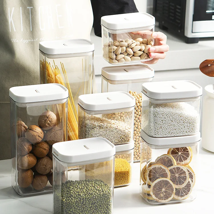 Food Storage Box Plastic Bottle Containers Kitchen Storage Jars Storage for Kitchen Sealed Storage Box Transparent Organizers
Food Storage Box Plastic Bottle Containers Kitchen Storage Jars Storage for Kitchen Sealed Storage Box Transparent Organizers