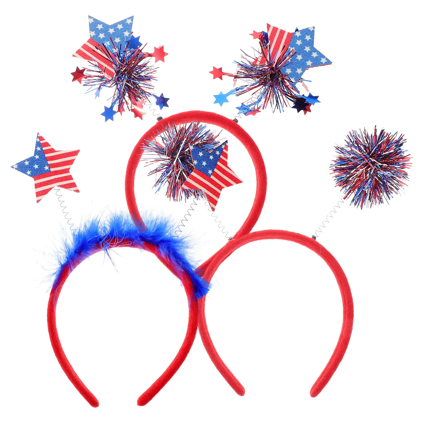 3Pcs Independence Day Headbands Patriotic Hairbands Light Weight Cosplay Party Accessories 4th of July Decorations Festival Hair
3Pcs Independence Day Headbands Patriotic Hairbands Light Weight Cosplay Party Accessories 4th of July Decorations Festival Hair