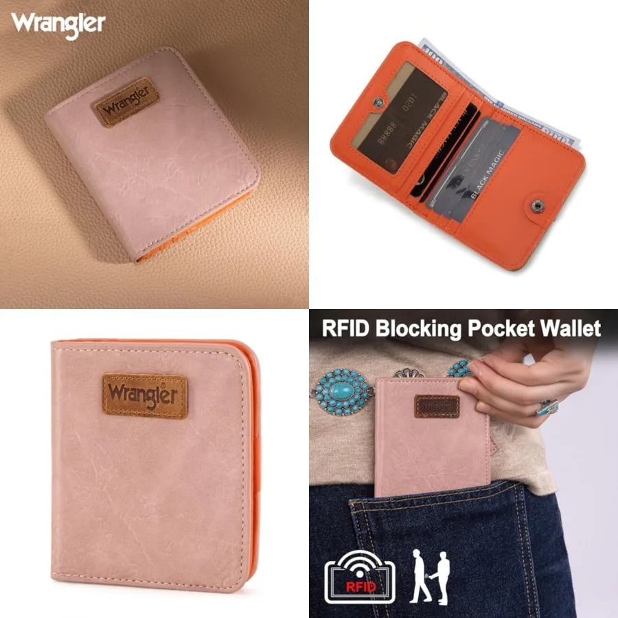 X Wrangler Womens Wallet Small Mini Wallet Card Cases Money Organizer for Female Ladies with Rfid Lining and A Coin Purse
X Wrangler Womens Wallet Small Mini Wallet Card Cases Money Organizer for Female Ladies with Rfid Lining and A Coin Purse
