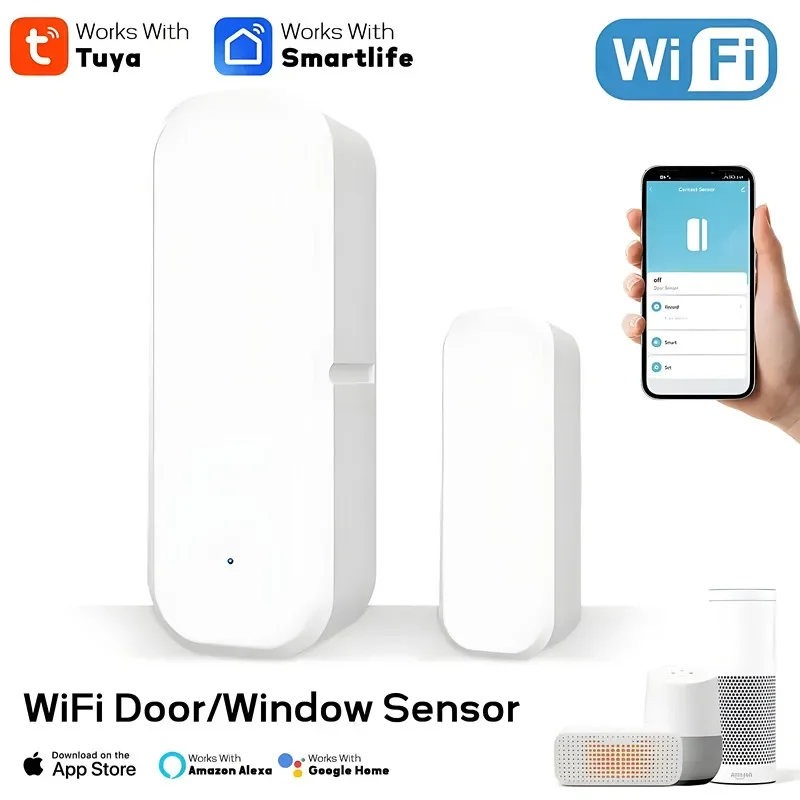 Датчик открытия двери/окна, магнитная сигнализация от взлома, умный контактный детектор для Alexa, Google Home, Tuya, Z2M 2026
Датчик открытия двери/окна, магнитная сигнализация от взлома, умный контактный детектор для Alexa, Google Home, Tuya, Z2M 2026