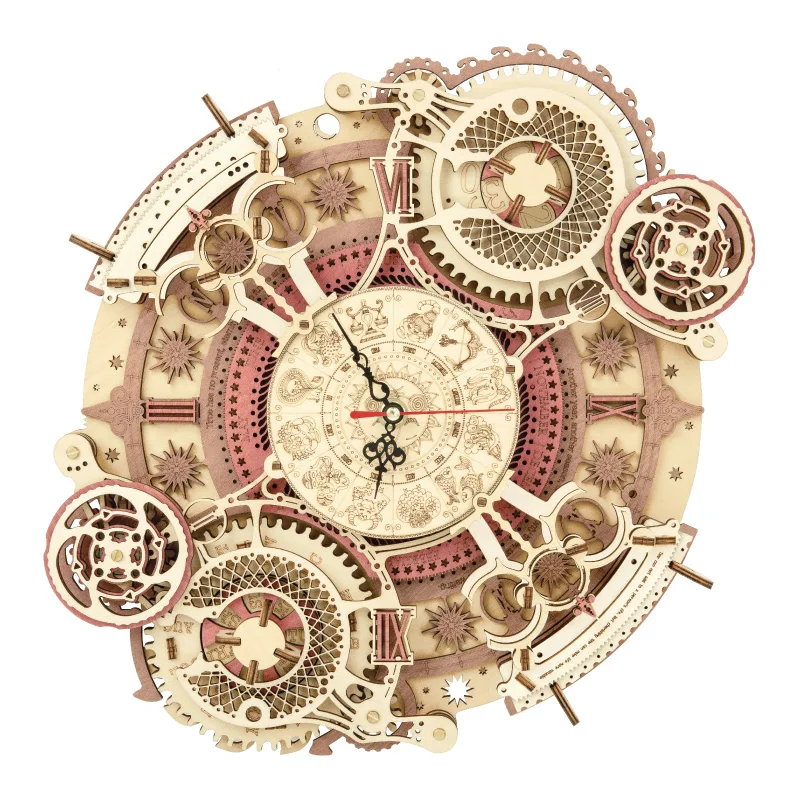 Robotime ROKR LC601 Zodiac Wall Clock 3d Wooden Puzzle Model Building, Gifts for Him, for Christmas
Robotime ROKR LC601 Zodiac Wall Clock 3d Wooden Puzzle Model Building, Gifts for Him, for Christmas