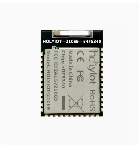 NRF5340 Multi IO Multi Protocol FCC CE Certified Bluetooth Module Multi Rate Transmission Low Power Ceramic Antenna
NRF5340 Multi IO Multi Protocol FCC CE Certified Bluetooth Module Multi Rate Transmission Low Power Ceramic Antenna
