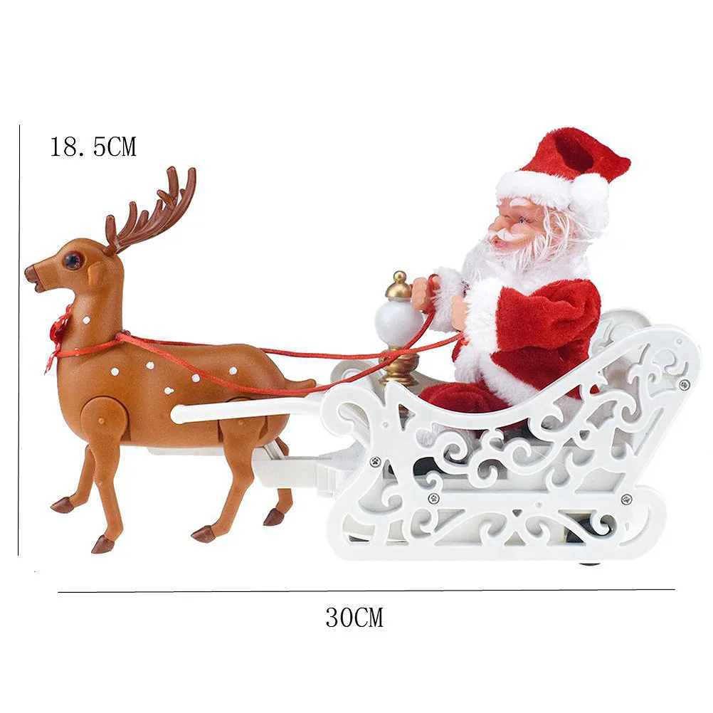 1Pcs Electric Santa Elk Car with Music Christmas Ornament for Home Party Desktop Cabinet Festive Atmosphere Decor
1Pcs Electric Santa Elk Car with Music Christmas Ornament for Home Party Desktop Cabinet Festive Atmosphere Decor