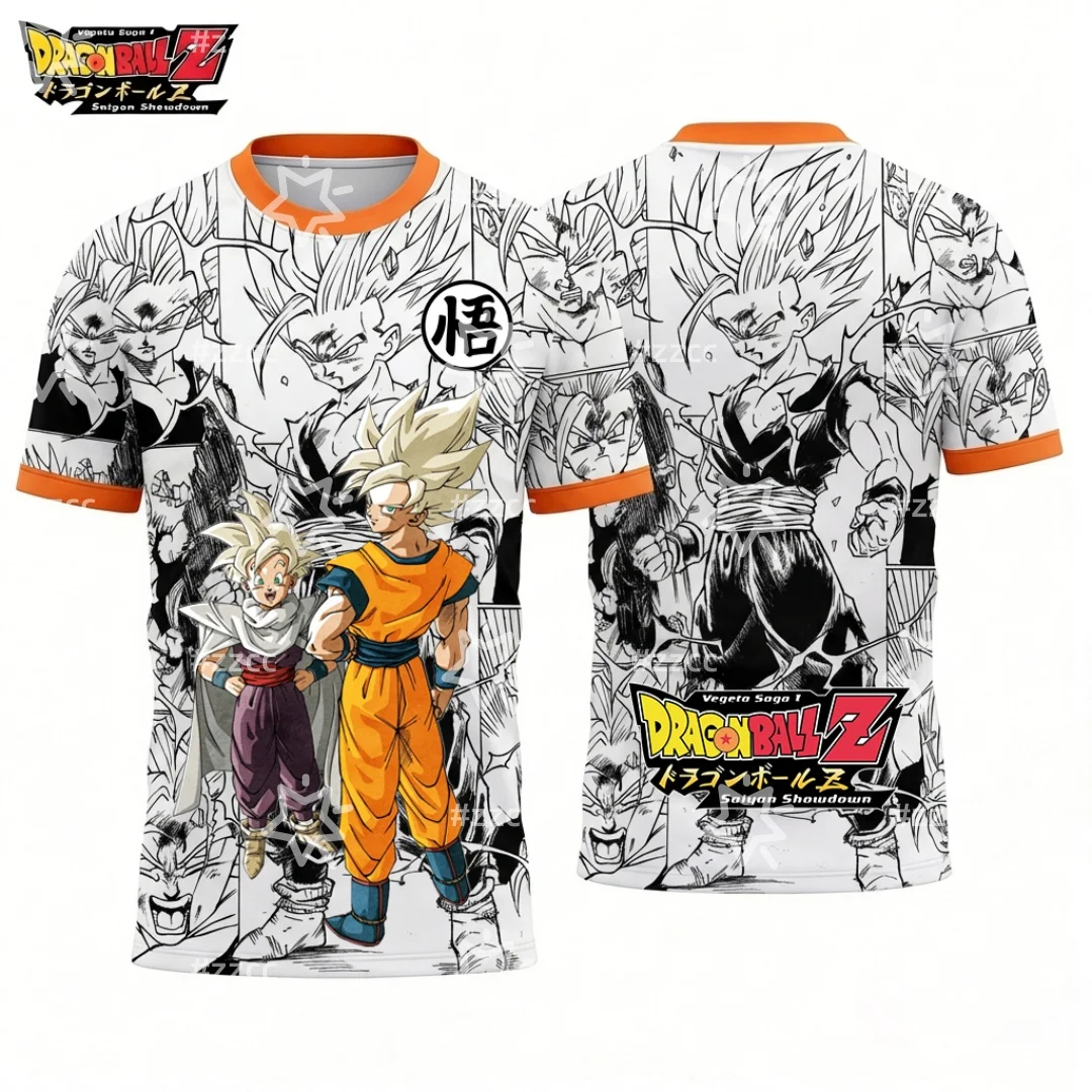 Dragon Ball comic graphic T-shirt Son Gohan Printed Football Jersey Sports Dry Quickly Men's T-Shirt Children's Clothing Tee Y2k
Dragon Ball comic graphic T-shirt Son Gohan Printed Football Jersey Sports Dry Quickly Men's T-Shirt Children's Clothing Tee Y2k