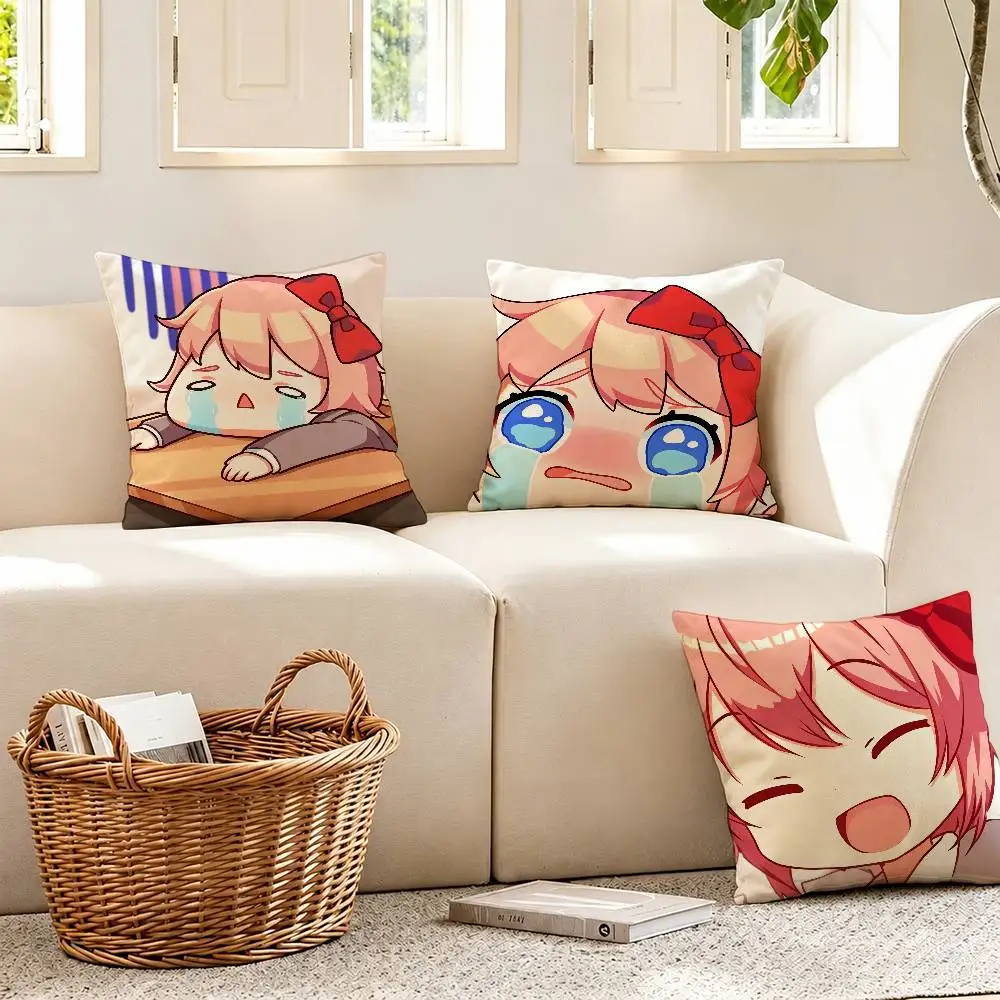 Moe emoji Doki D-DDLC Printing Pillowcases Cushion Cover Pillow Covers Home Decoration Square Multi-Size
Moe emoji Doki D-DDLC Printing Pillowcases Cushion Cover Pillow Covers Home Decoration Square Multi-Size